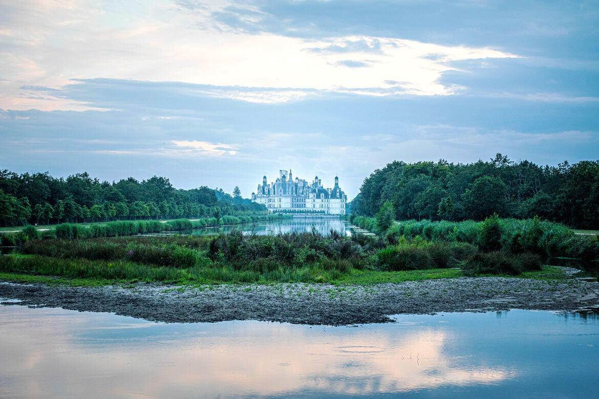 Chambord le soir