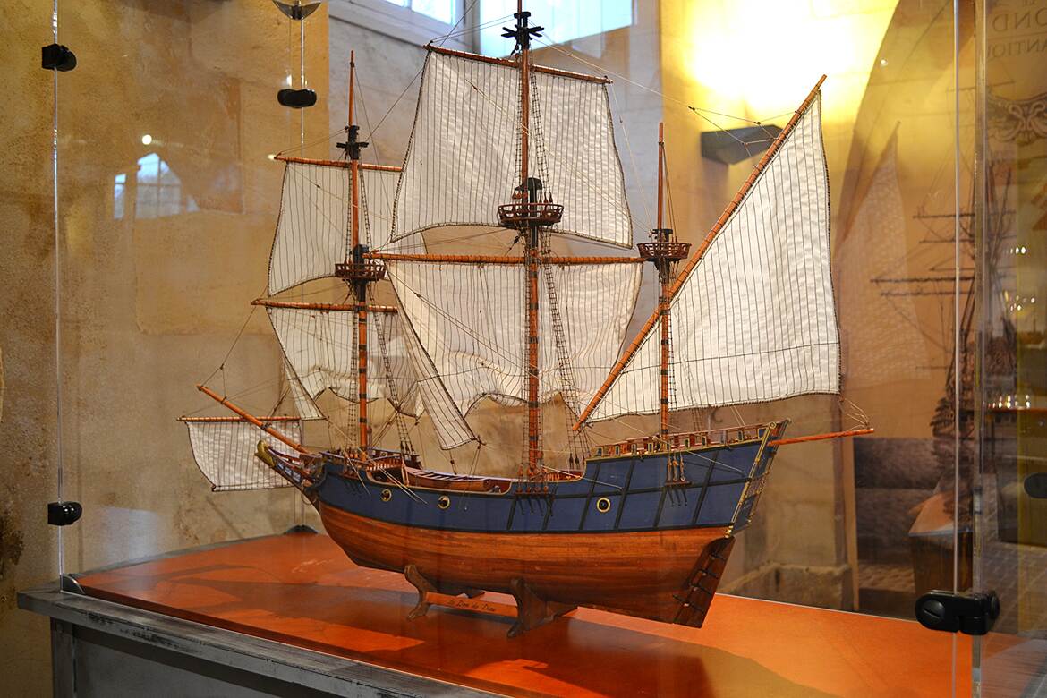Le voilier de Samuel de Champlain