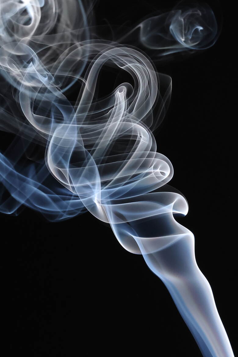 Tourbillon de fumée