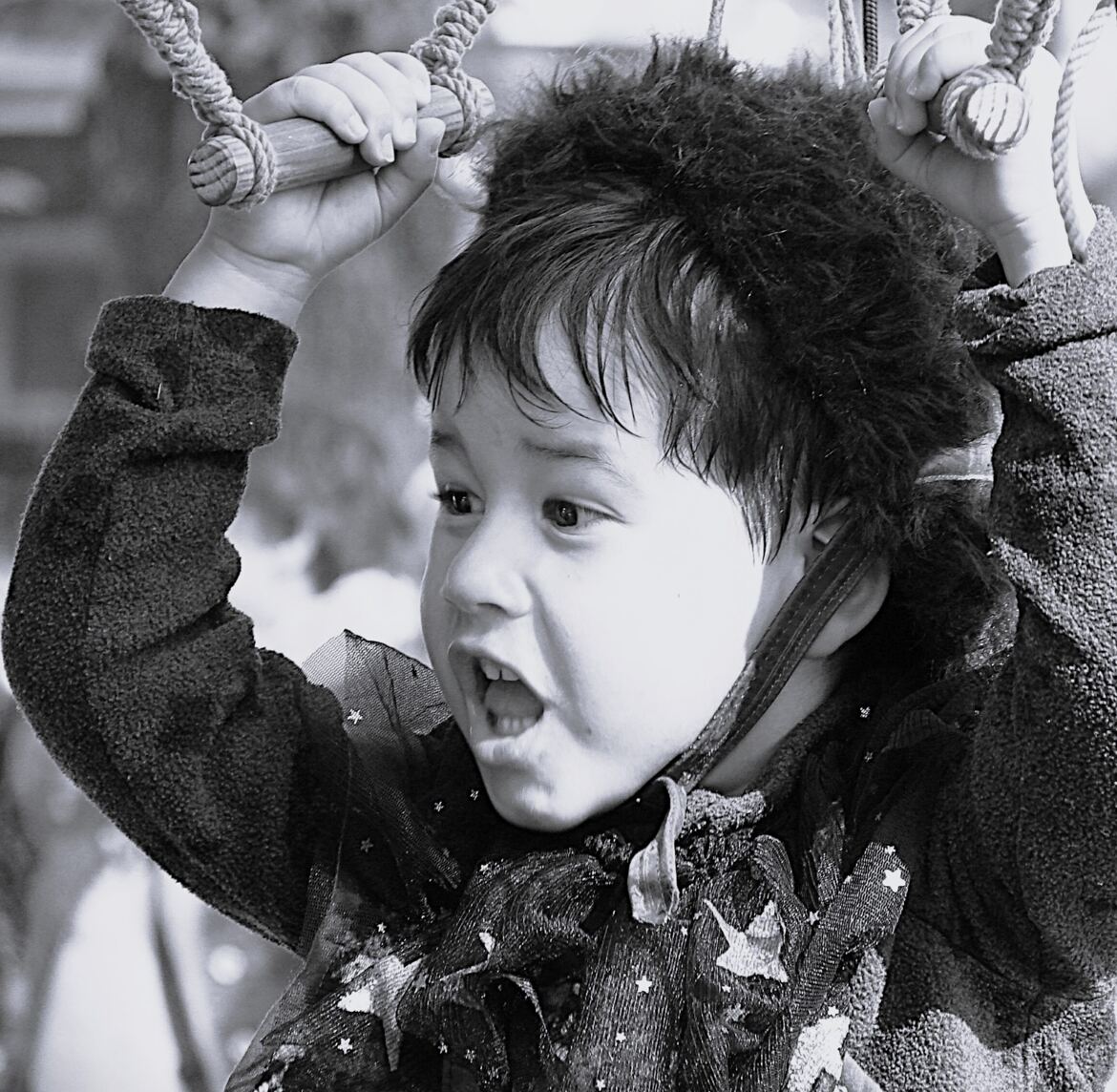 Heureux sur le manège