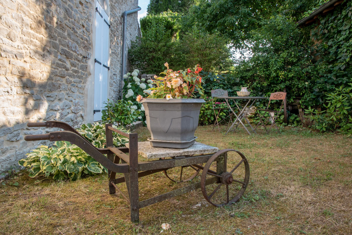 un petit coin de jardin