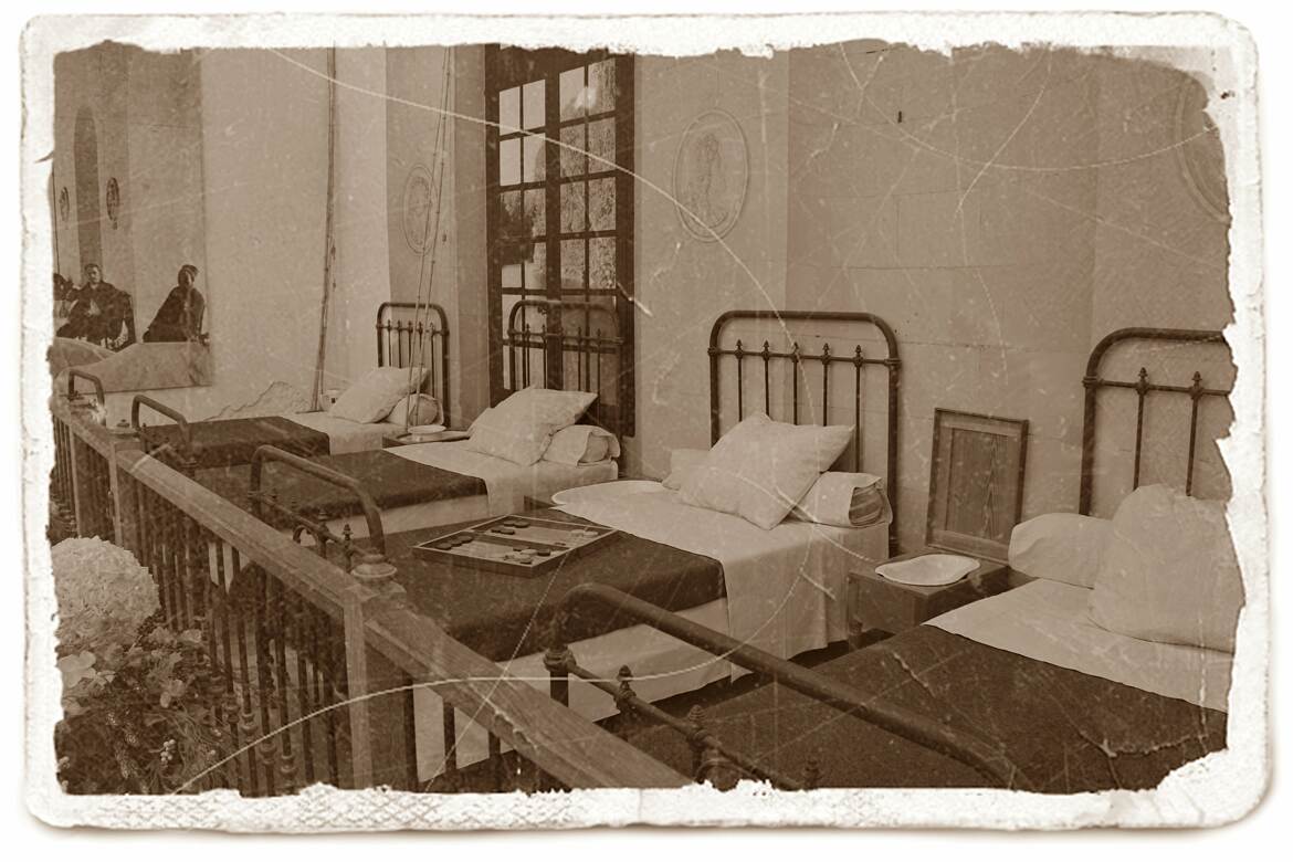 Dortoir d'Hôpital pendant la guerre