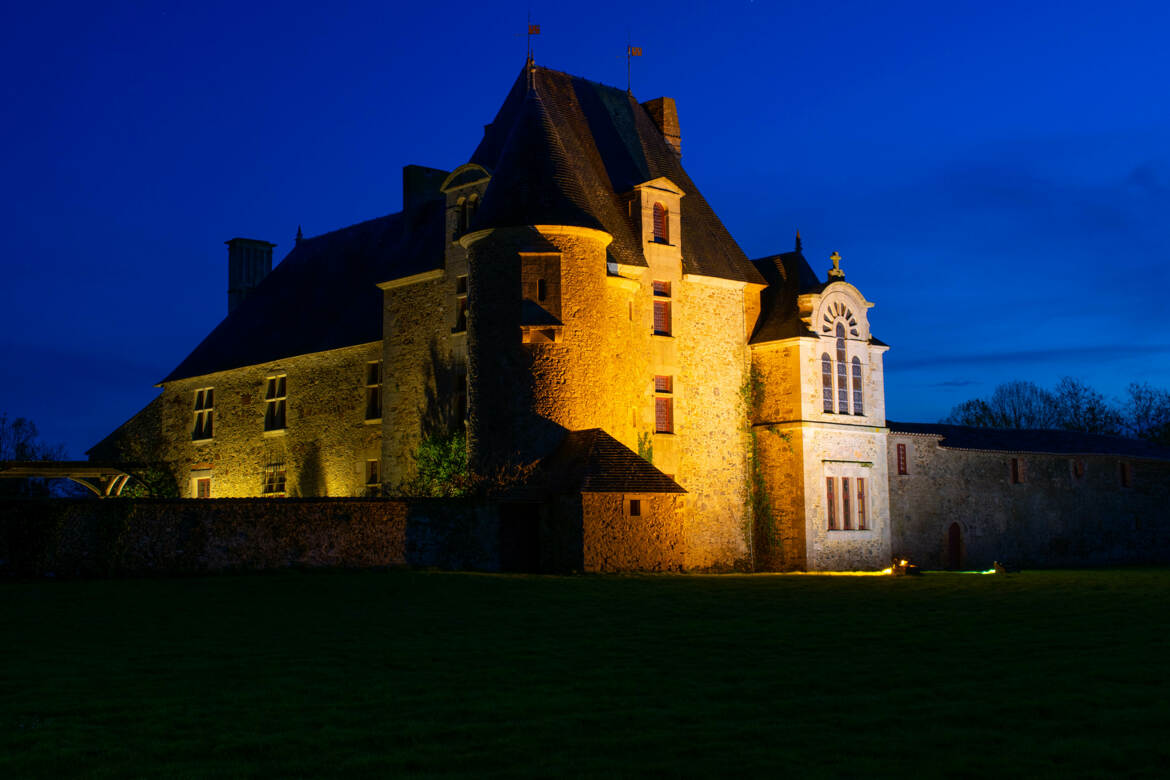 Logis de la Chabotterie à l'heure bleue