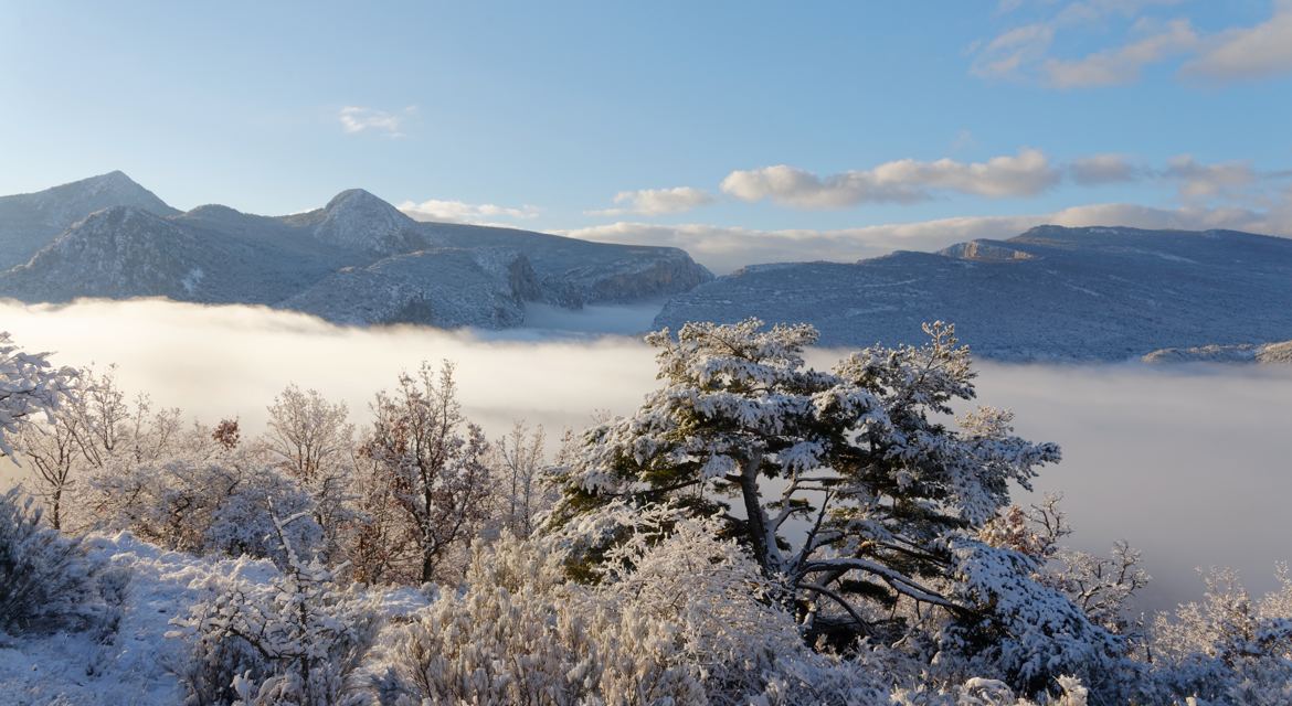 L'hiver des gorges.