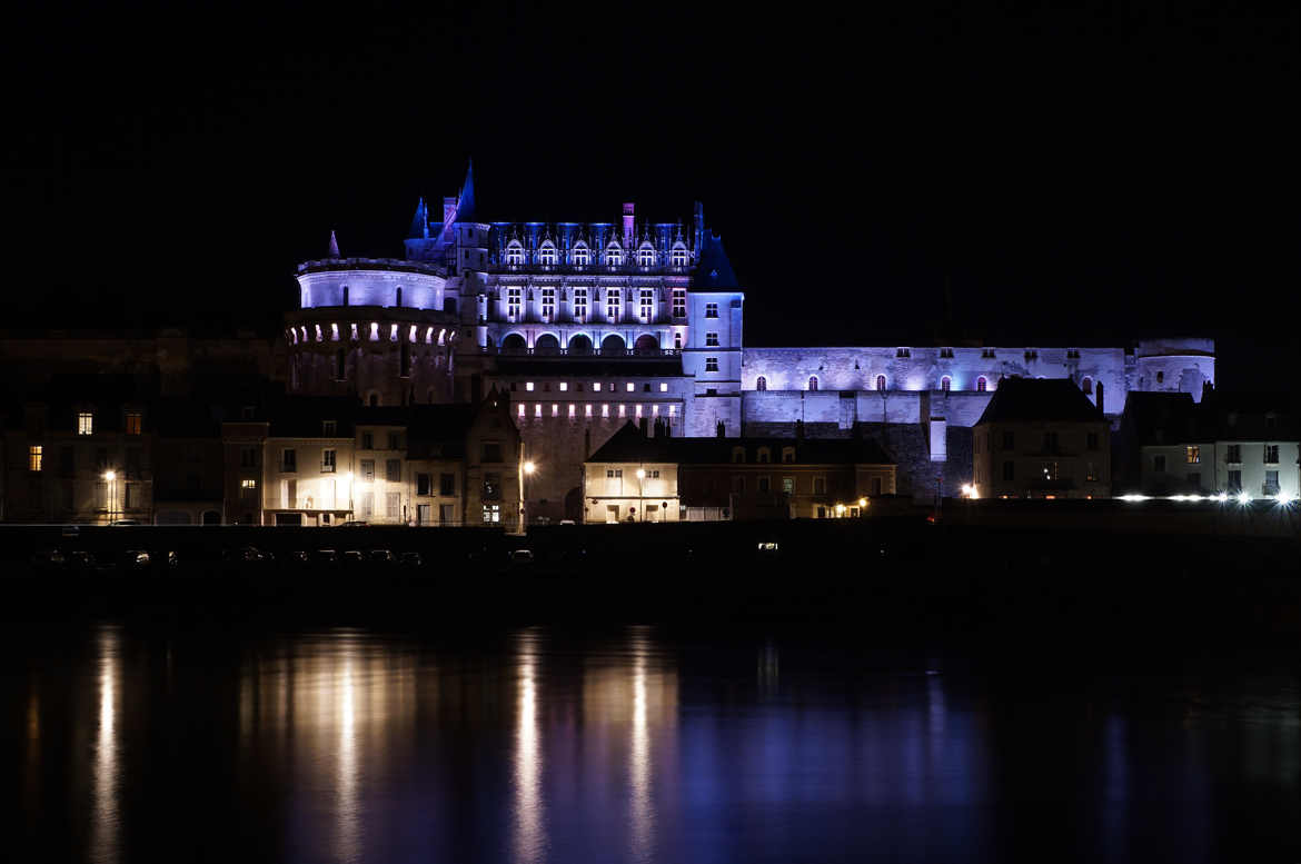 Chateau d Amboise un soir de février