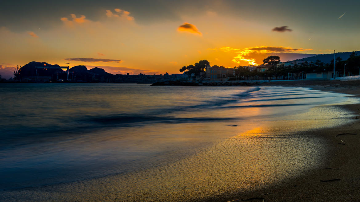 Coucher de soleil à la Ciotat