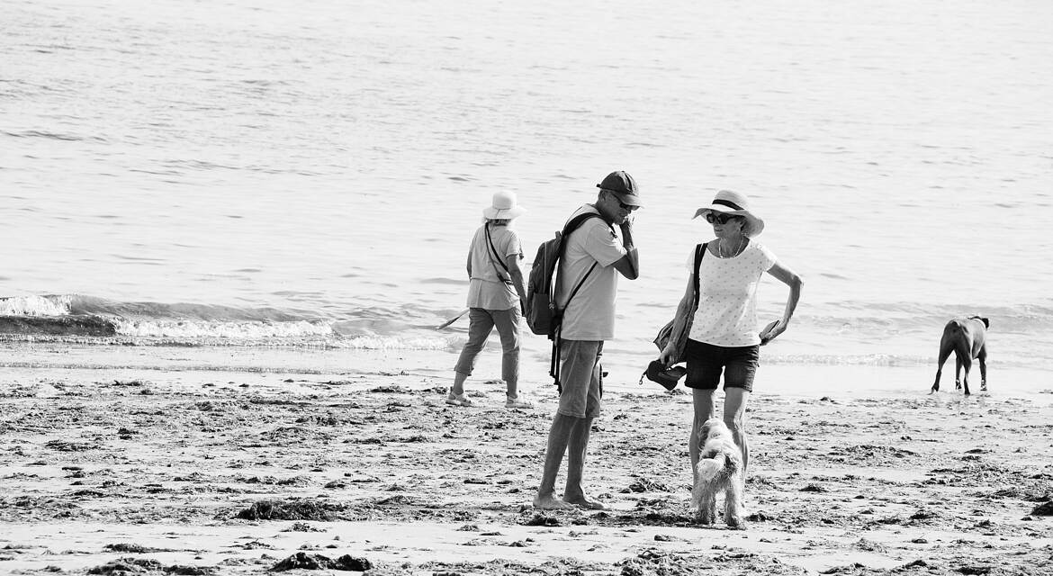 Scène de plage