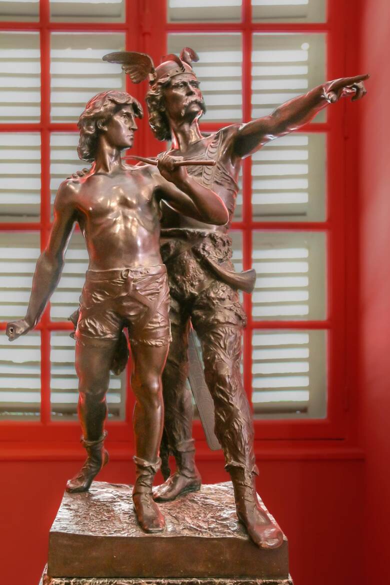 Vercingétorix et son fils
