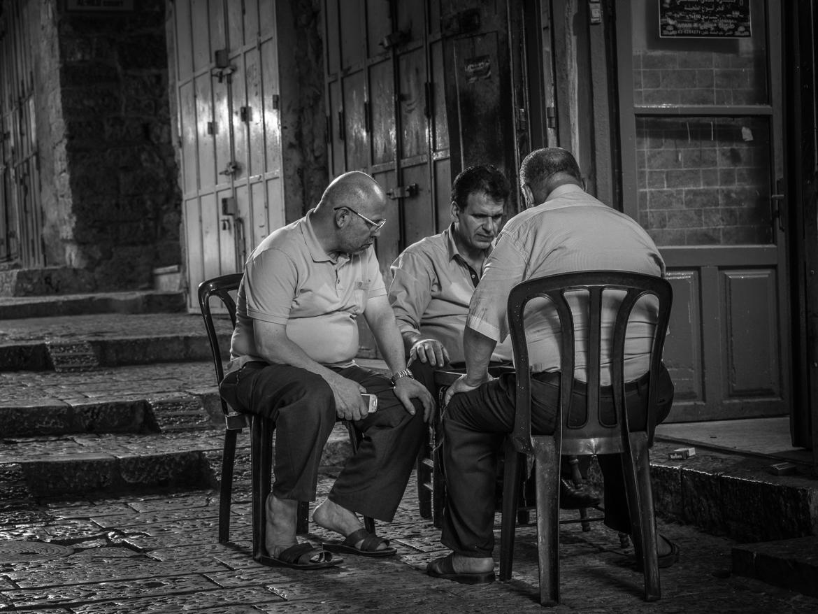 Partie de domino a Jerusalem