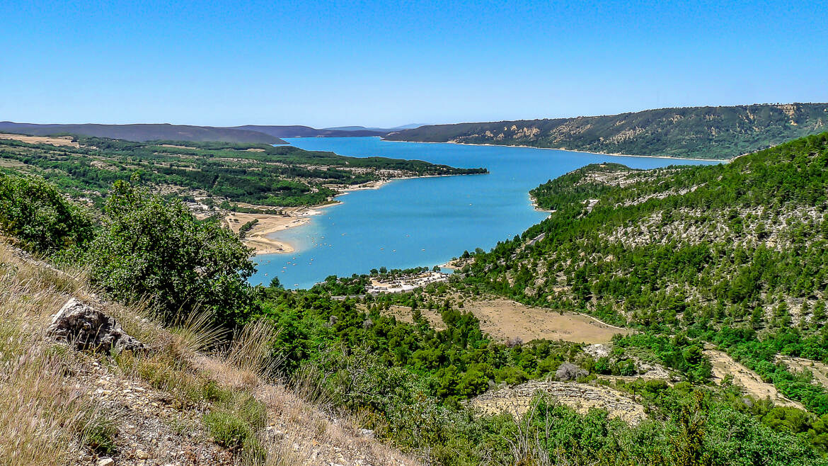 Le Lac Ste Croix dans cette belle nature