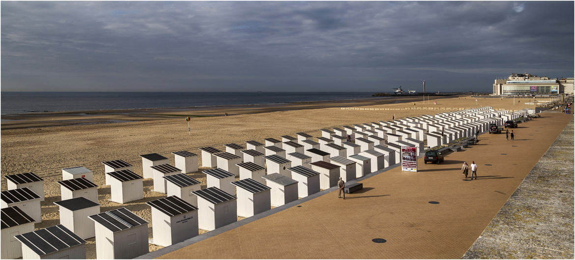 les cabines d'Ostende