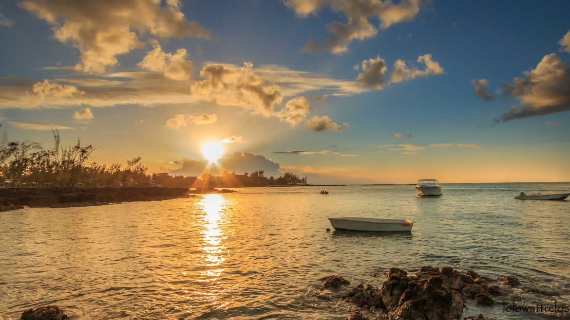 Couché de soleil sur Maurice