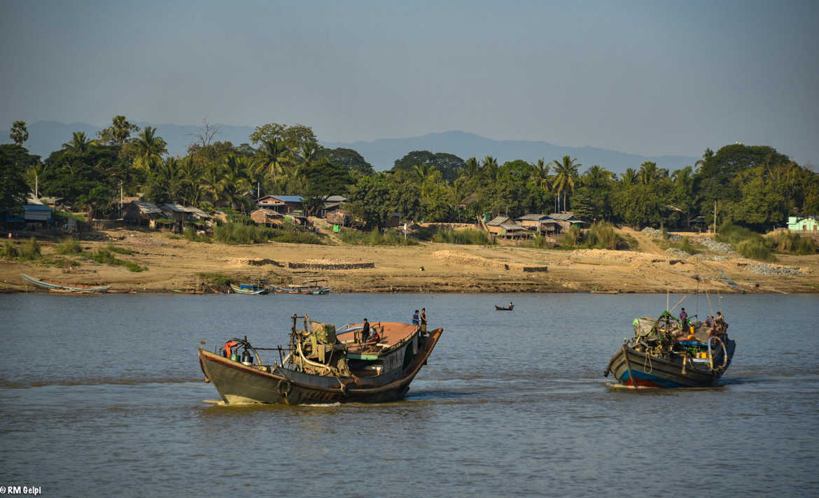 Birmanie, au long de l'Irrawaddy