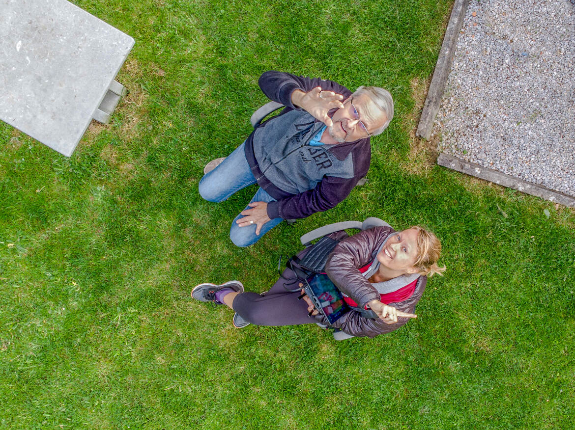 Auto portrait ma fille et moi.