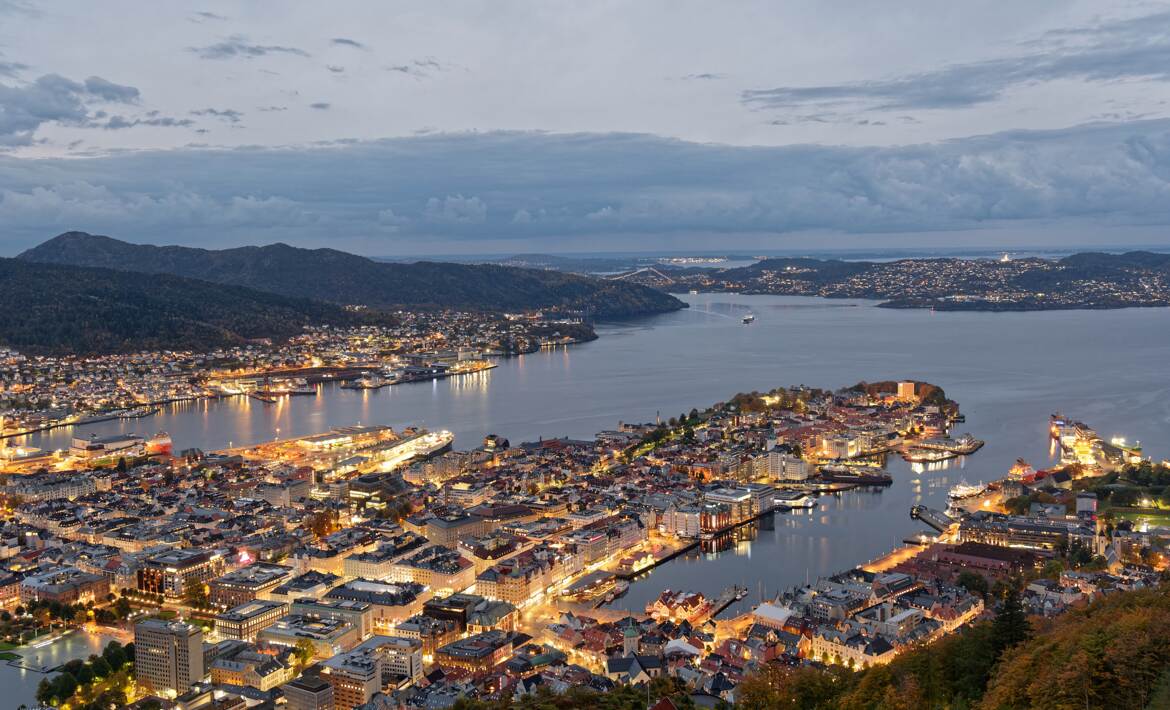 Un soir à Bergen.