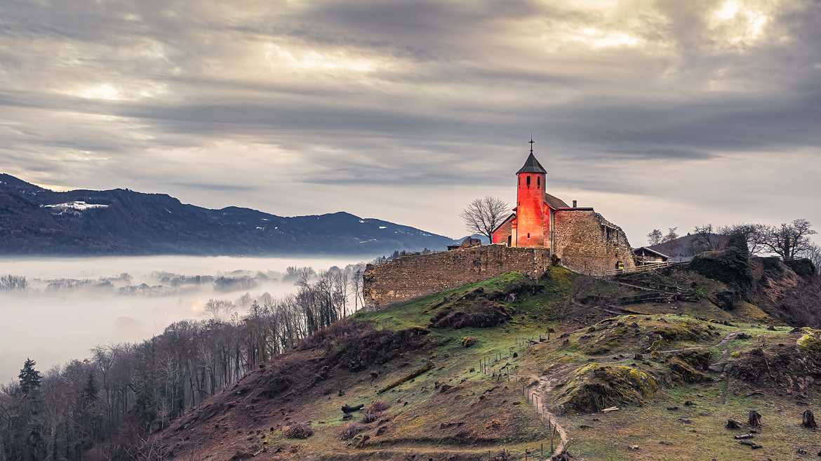 entre brouillard et nuages