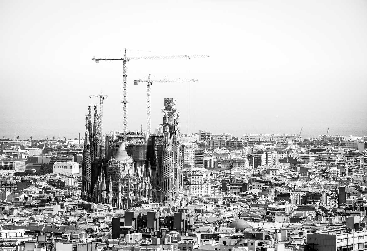 La Sagrada Familia en travaux