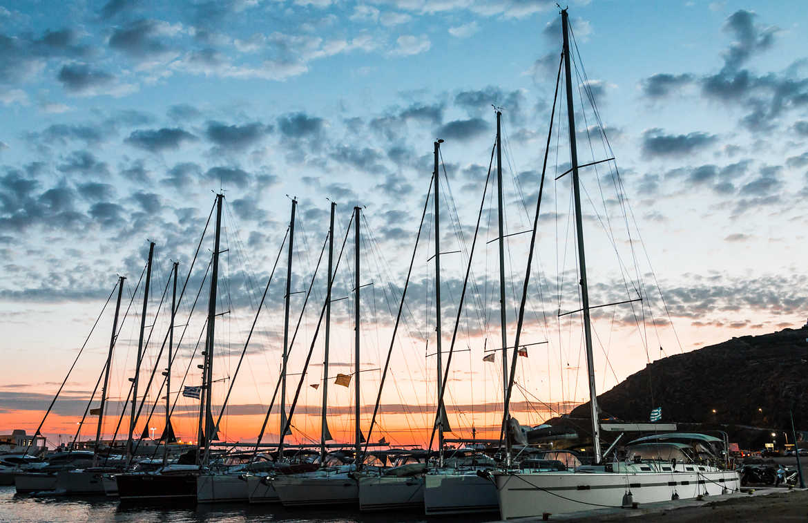 Fin de journée sur le port