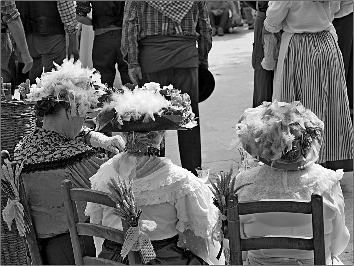 Habits de fête d'un temps passé