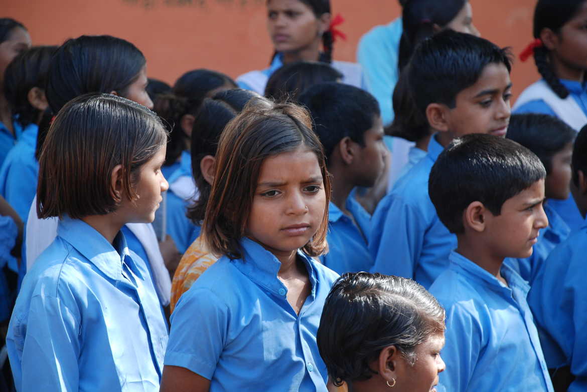 Regard d'enfant Indien