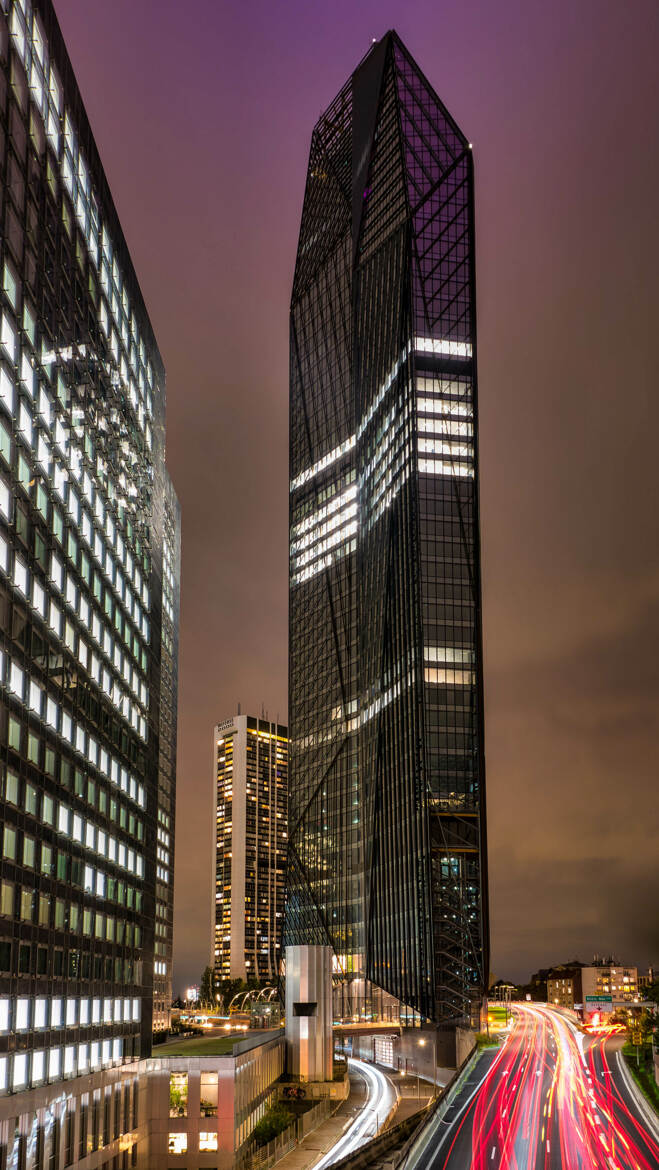 Début de soirée à la Défense...