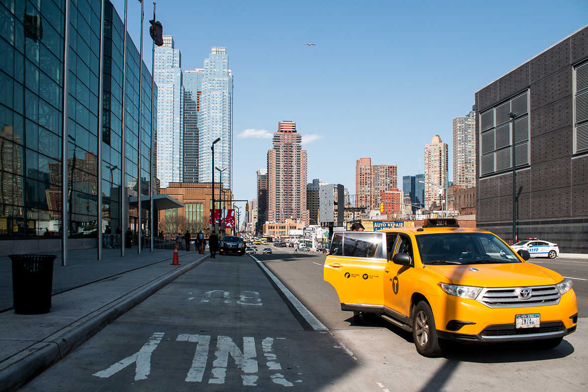 Taxi jaune new-yorkais