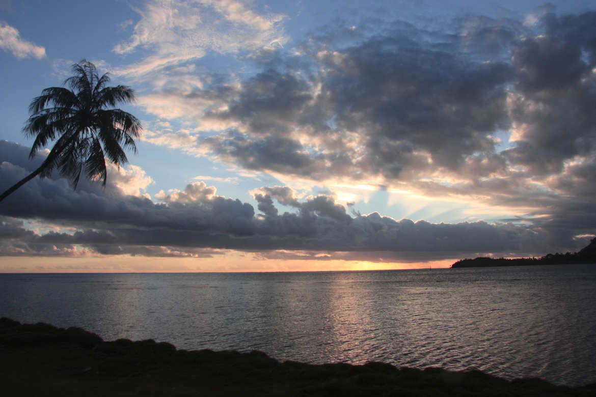 Sunset à Bora Bora