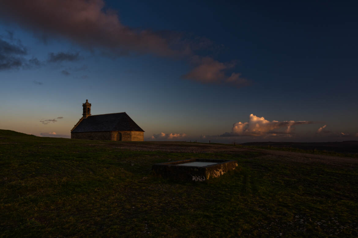 le jour se lève sur le Mont Saint Michel de Braspart