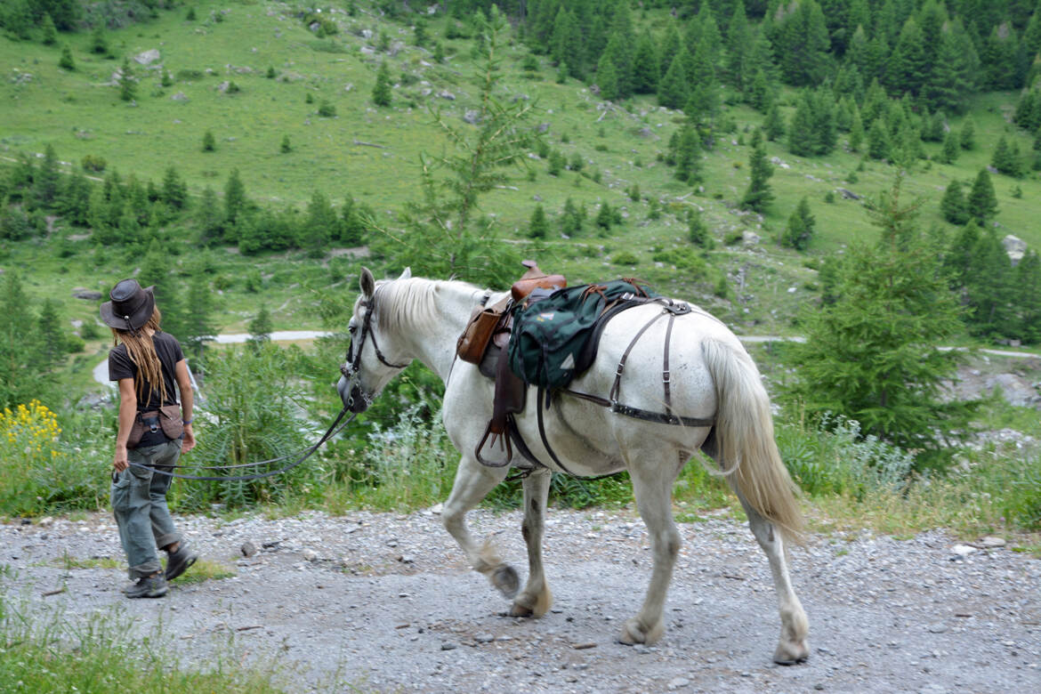 En descendant du Viso