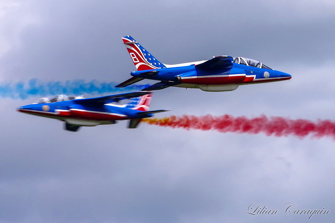 Croisement de la Patrouille de France