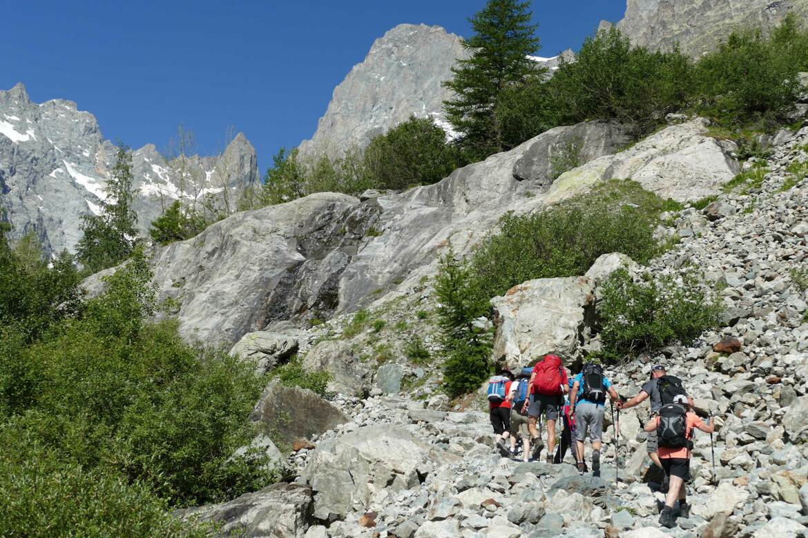 Sentier du glacier noir Vallouise