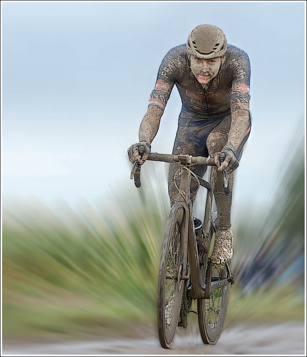 Mathieu Van Der Poel coureur cycliste néerlandais "Paris Roubaix octobre 2021"