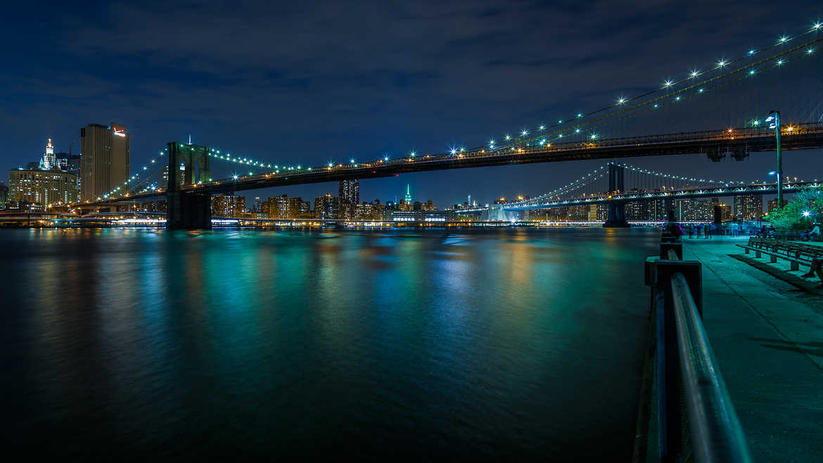 Brooklyn et Manhattan Bridge