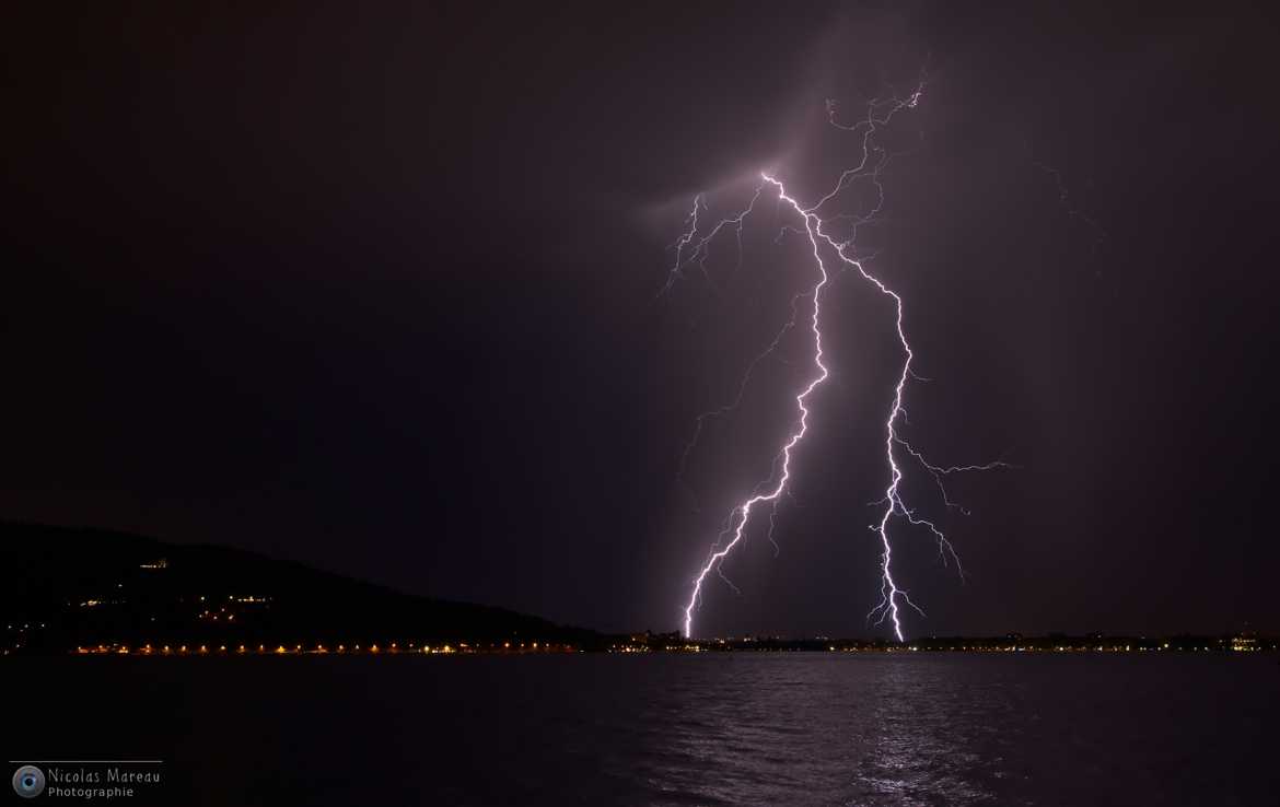 Orage sur Annecy