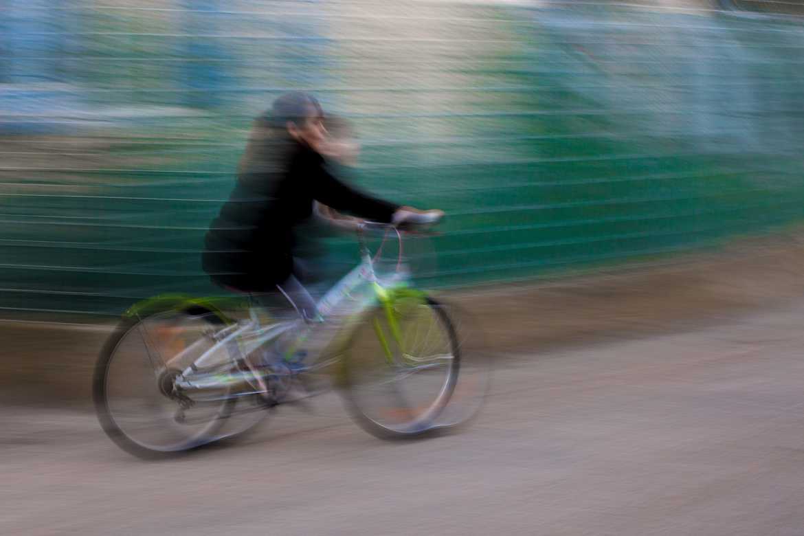 le flou du velo