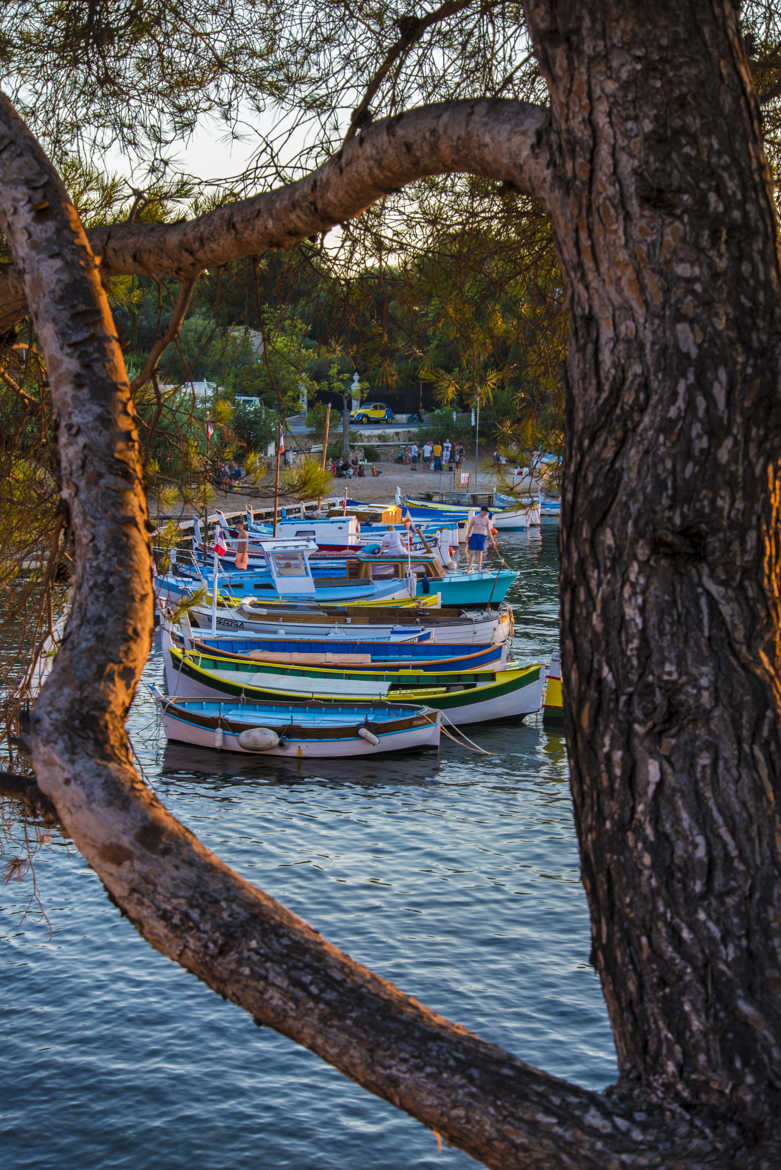 Coucher de soleil sur le port