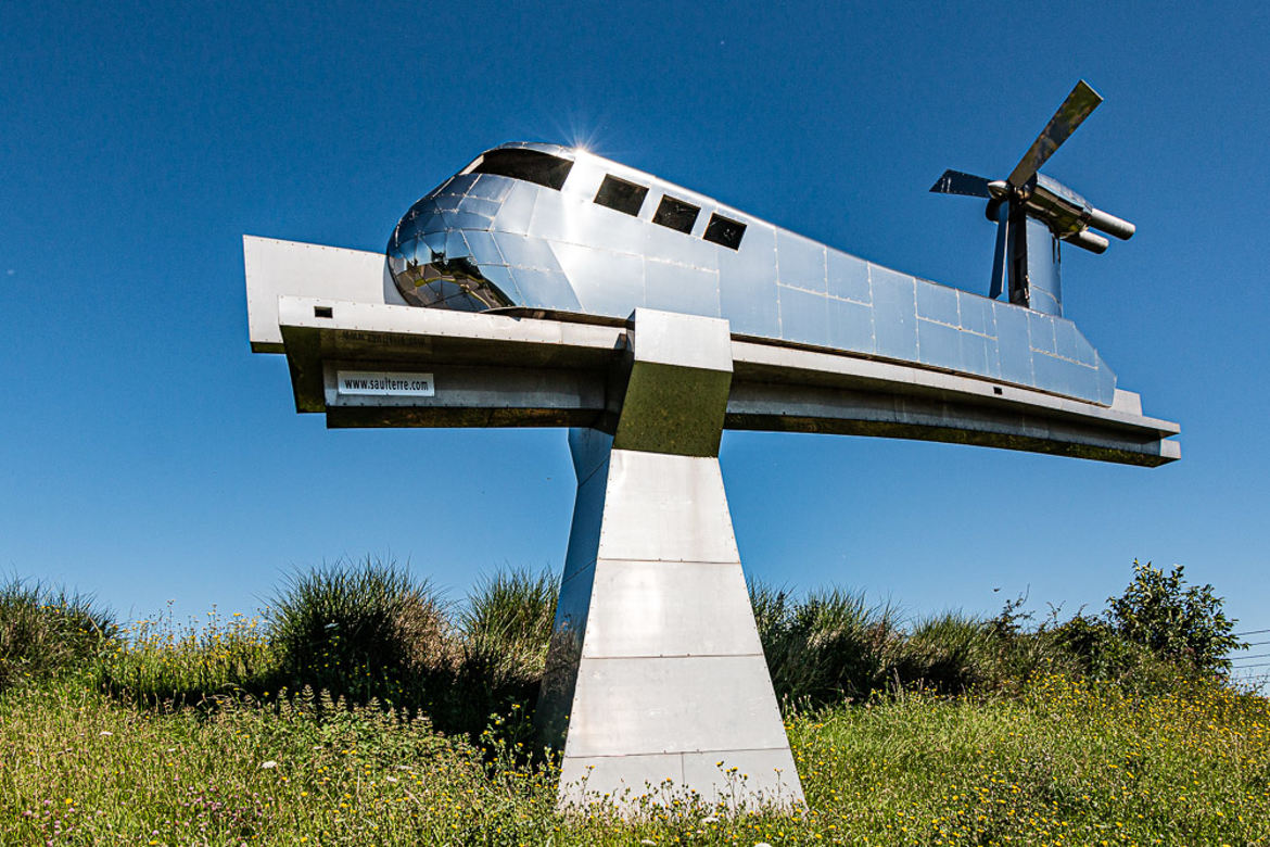 L'aérotrain maquette de Saulterre