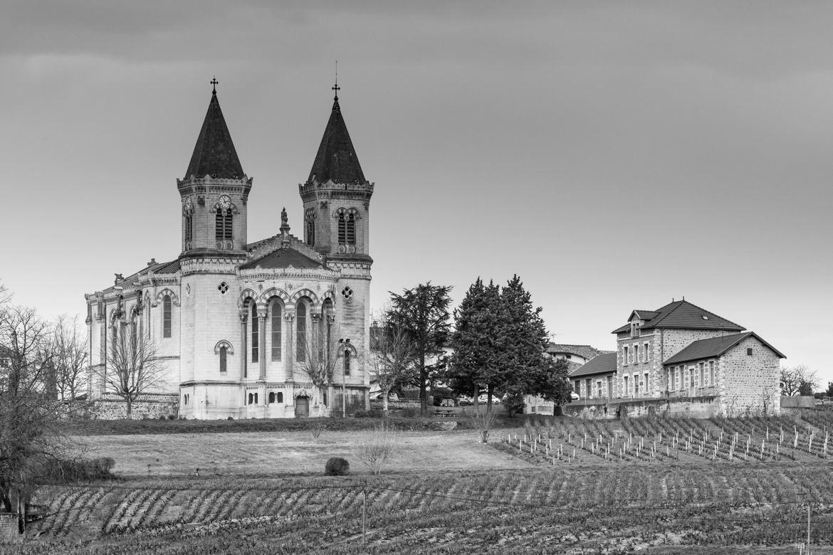 Eglise de Régnié en Beaujolais