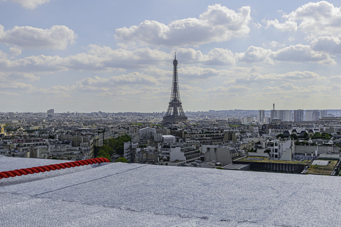 Vu de l'arc de Triomphe