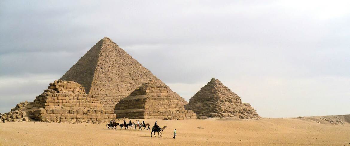 Panorama au pyramides de Gizeh