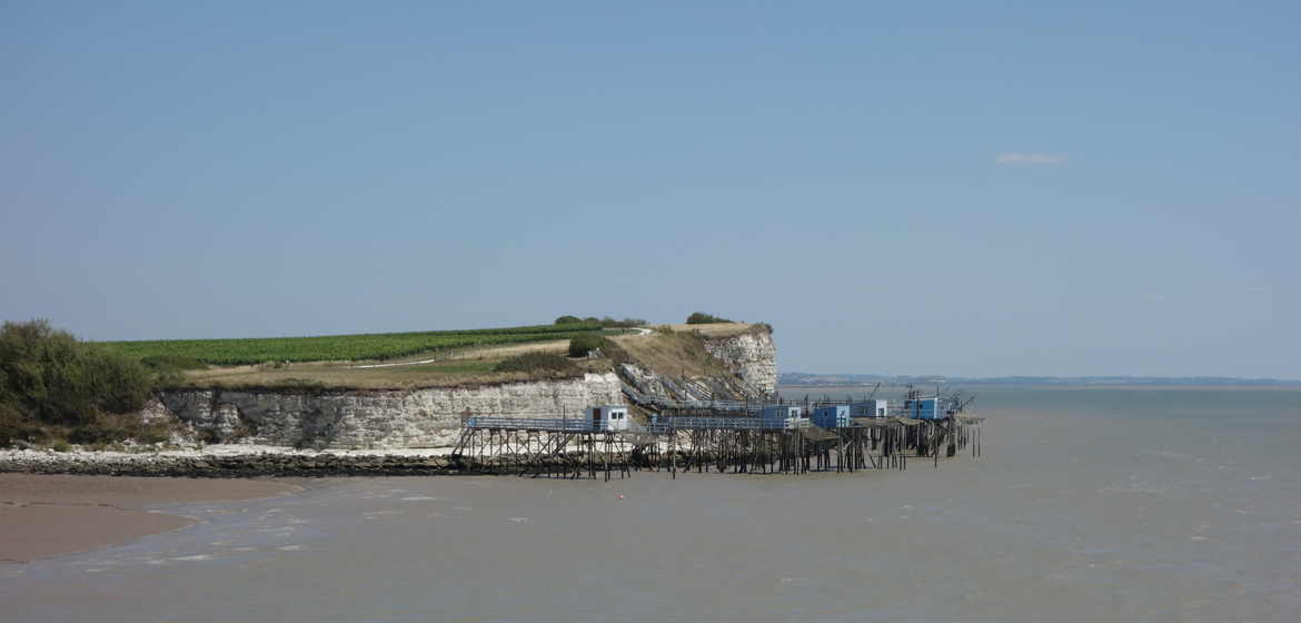 Les pontons de Talmont sur Gironde