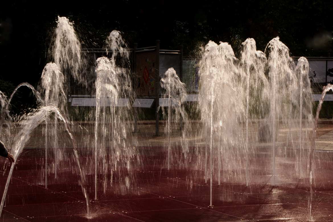 jeux d'eau au futuroscope