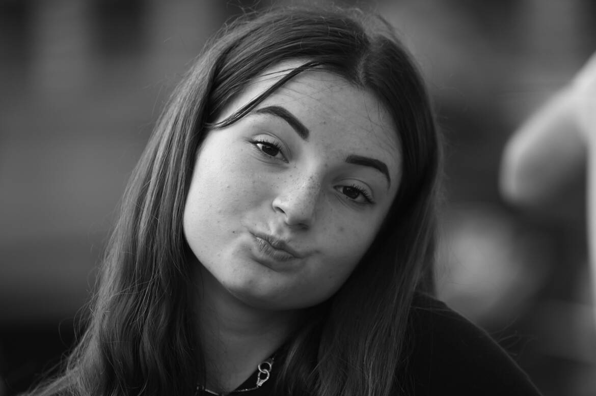 Athénais simplement N&B