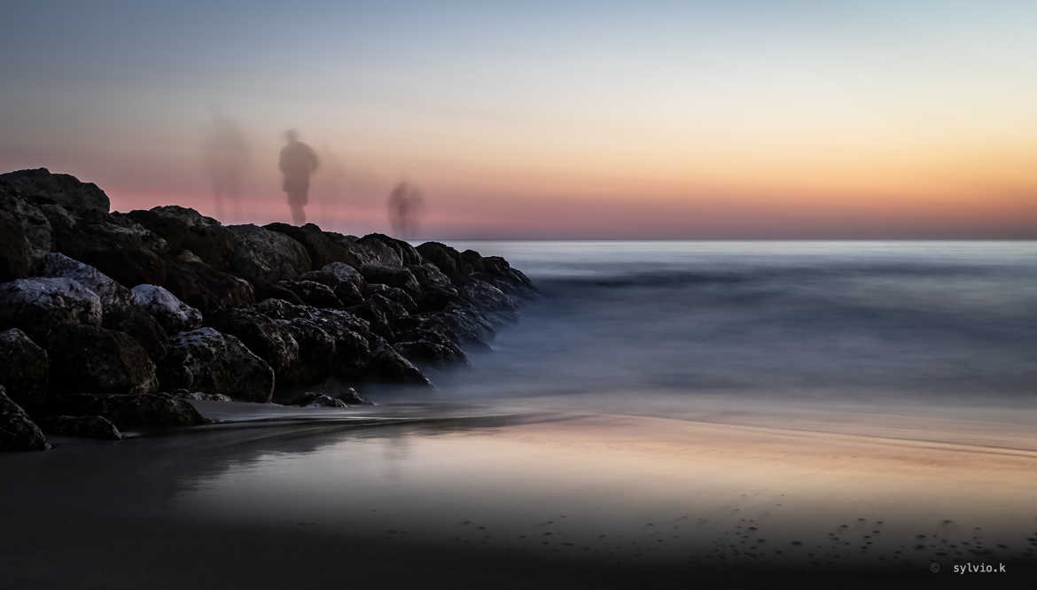 Les ombres du bord de mer