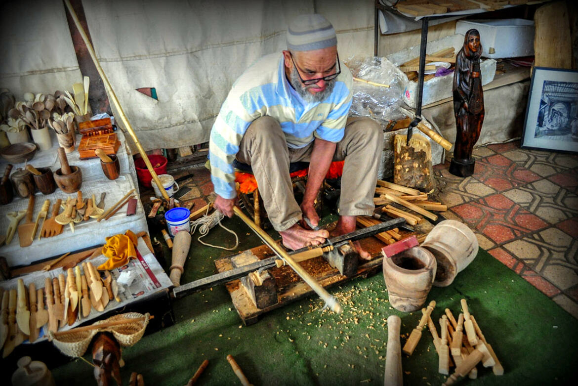 Le tournage du bois , c est le pied !