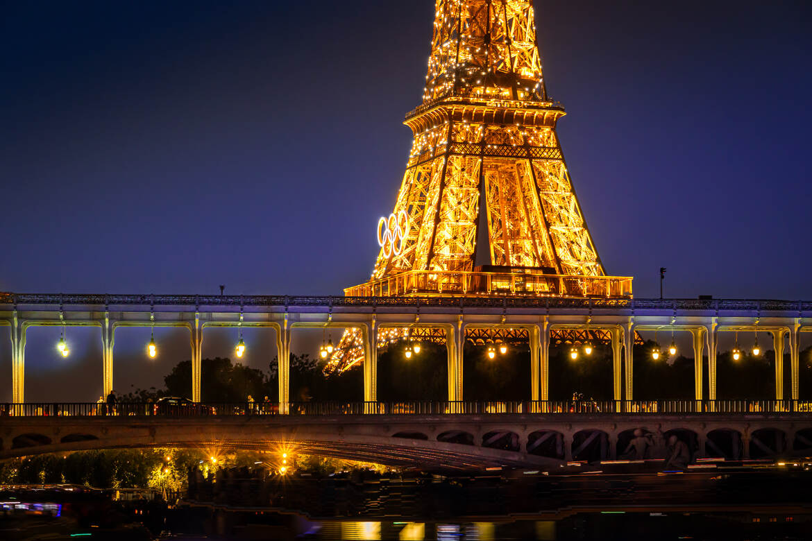 Pont Bir Hakeim + tour Eiffel
