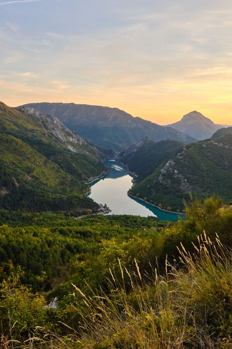 Le lac de Chaudanne.