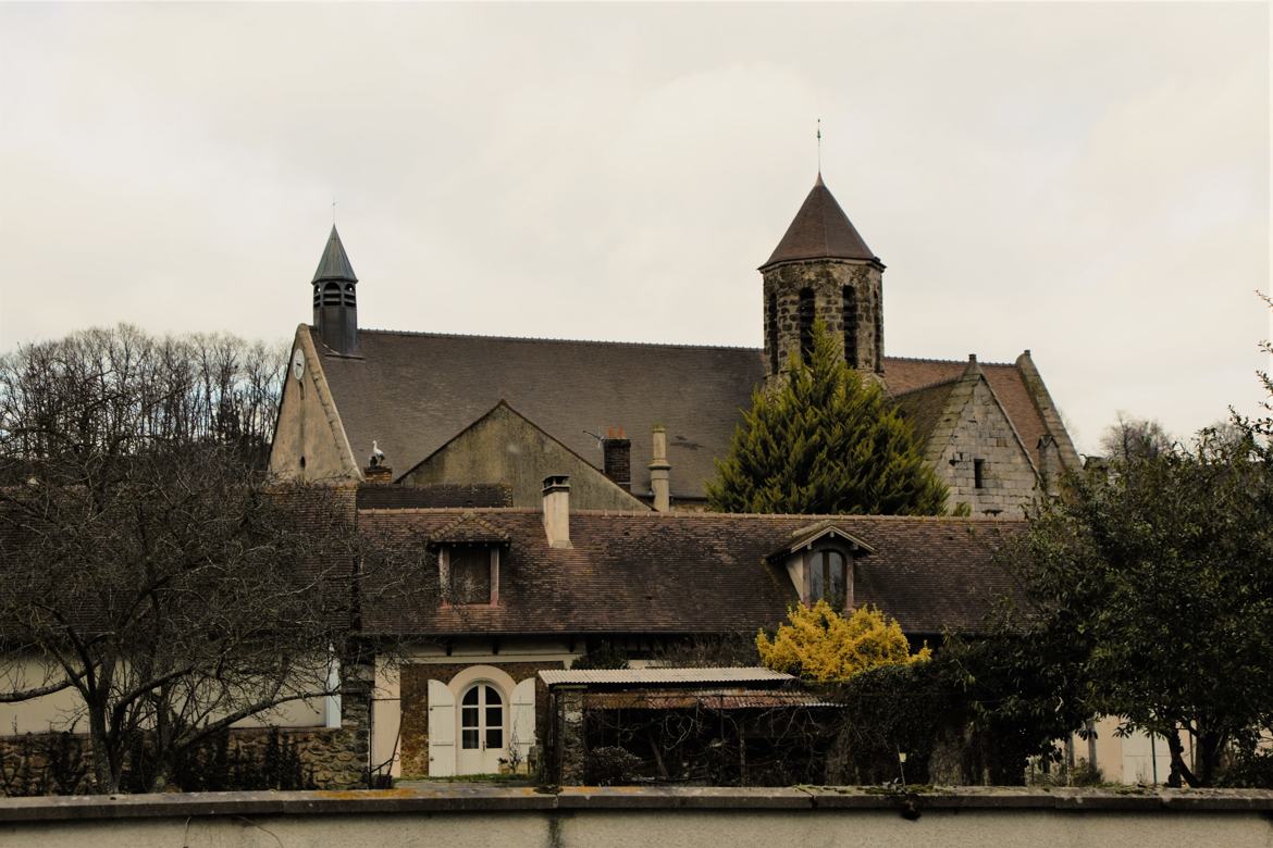 église de Marcoussis vintage