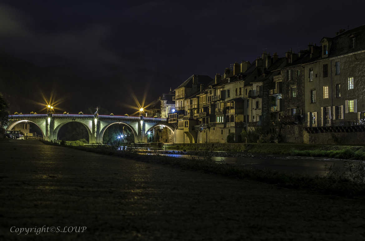 une nuit à ST GENIEZ D'OLT