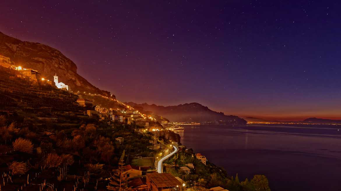 Baie d'Amalfi au petit matin